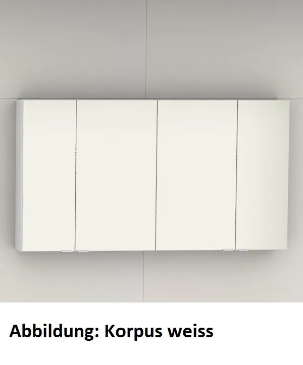 Artiqua Spiegelschrank , Eiche Weiß quer NB, 070-SET-2-12-440 070-SET-2-12-440