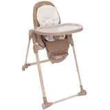 Chicco Polly Armonia, Kinderhochstuhl für Babys von der Geburt bis 40 kg, Hochstuhl mit verstellbarer Höhe und Fußstütze, Kompakt verstaubar, Modernes Design