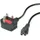 Value UK Netzkabel, 3pol. Notebook-Buchse, 3A, schwarz, 1,8 m