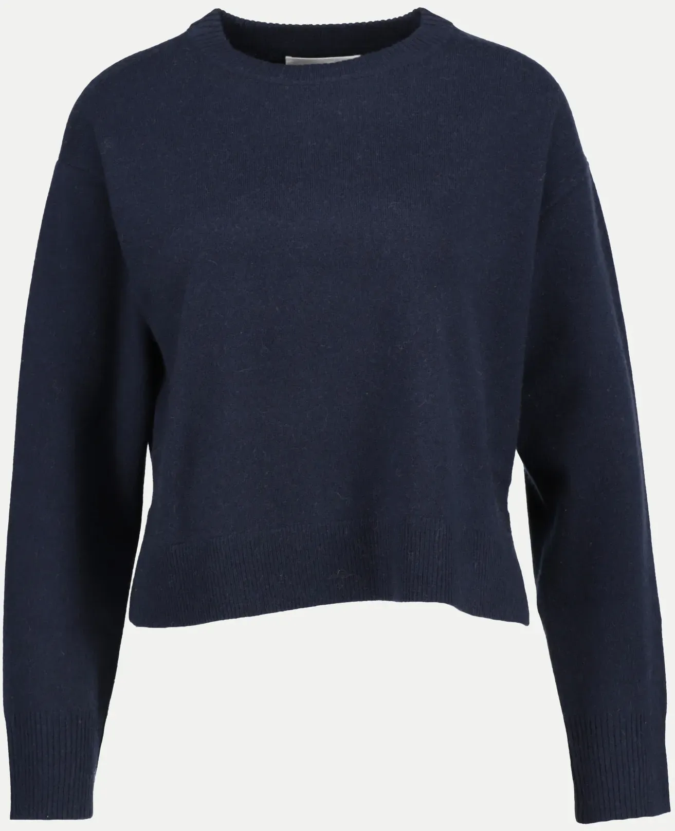 Strickpullover aus Woll-Kaschmir-Mix Blau 40