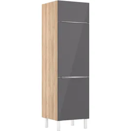 OPTIFIT Küchenzeile Lilly2 60 cm schwarz