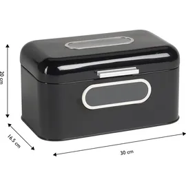 Echtwerk Retro-Brotkasten “small“, - schwarz