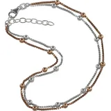 SilberDream Fußkette Silber 925 Sterling Silber, vergoldet (Roségold 333) ca.23 bis 26cm | Gr.: onesize