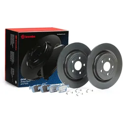 Brembo Bremsscheiben 316mm + Beläge Hinten Passend Für Ford Mustang Mach-e: Bremsensatz, Scheibenbremse Ford: 2478915 Ford: Ktlj9c2m008anb Ford: Lj9z2
