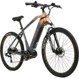 Totem E-MTB Hardtail 29" Youin FJ-M Mittelmotor 80NM / 15Ah stahlgrau-orange