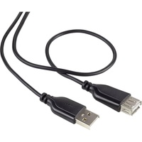 Renkforce USB-Kabel USB 2.0 USB-A Stecker, USB-A Buchse 1.00