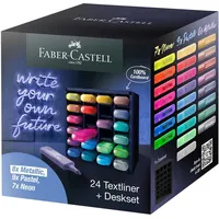 Faber-Castell TL 46 Textmarker farbsortiert, 24 St.