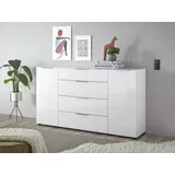HBZ Sideboard Santorin 180 x 99 x 40 cm Weiß