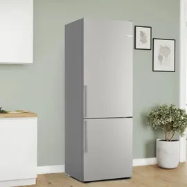 Bosch Serie 4 KGN49VICT Kühl-Gefrierkombination (440 l, 2030 mm hoch, Inox-antifingerprint)