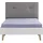 aea Jugendbett Garnitur Kinderzimmer Kinderbett Bett Set 4tlg Weiß Holz - Weiß