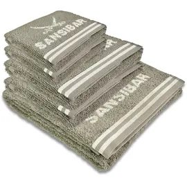 Sansibar Handtuchset 5-tlg. beige