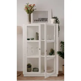 CaliCosy Vitrine 100 x 150 x 40 cm Weiß