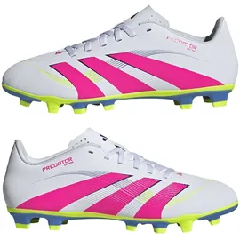 adidas Predator Club FG/MG Herren cloud white/lucid pink/lucid lemon 45 1/3