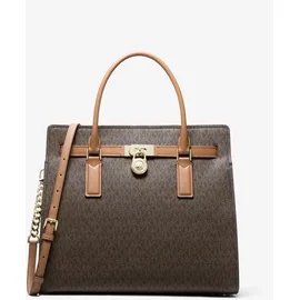 Michael Kors Hamilton Moderne Large Henkeltasche Kunstleder Brown
