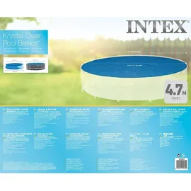Intex Solarabdeckplane für Easy Set & Frame Pools 488cm