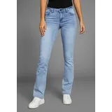 Arizona Bootcut-Jeans »Ultra-Stretch«, normale Passform, Baby-Bootcut, Used-Look-Waschung Gr. 34 N-Gr, bleached, , 30915115-34 N-Gr