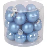 Trendline Weihnachtskugeln Aus Glas Ø 2,5 Cm Sky Blue 24 Stück Weihnachtskugel