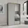 masseno Schwebetürenschrank TAVI 120 x 205 x 60 cm Grau