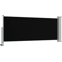 vidaXL Ausziehbare Seitenmarkise 100 x 300 cm schwarz 45184