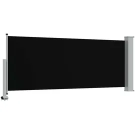 vidaXL Ausziehbare Seitenmarkise 100 x 300 cm schwarz 45184