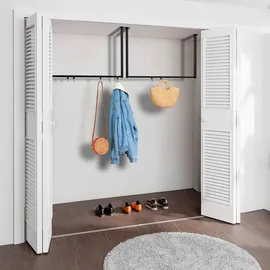 CLP Kleiderstange Fenton mit 6 Kleiderhaken 100x60 cm