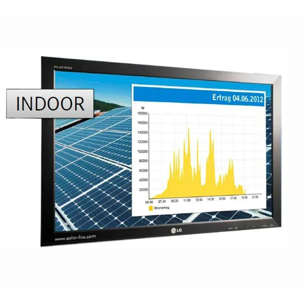 Solar Display-Visualisierung LED-Widescreen Display SF-300 24'' Innenbereich, Solarfox