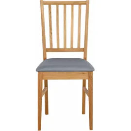 Home Affaire Esszimmerstuhl »Ruanda Küchenstuhl TOPSELLER« (Set) 2 Stk.im 2er, 4er oder 6er-Set, Holzstuhl grau