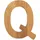 Small Foot Company small foot 12070 ABC Buchstaben Bambus, Q