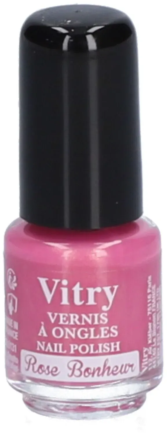 Vitry Mini Nagellack rosa Glück