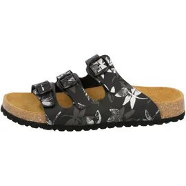 LICO Bioline Leave Damen Pantoletten, schwarz 39 EU