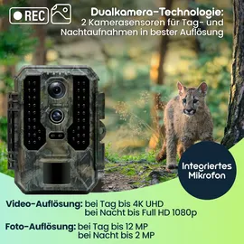 casativo-tech Wildkamera 4K Grün