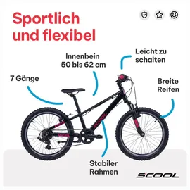 S'COOL Xroc pro 20 Zoll RH 31 cm Orange/Pink