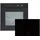 Respekta Backofen Herd Kochfeld Schwarz 77cm Glaskeramik Set autark Pyrolyse