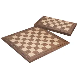Philos-Spiele Schachbrett Kopenhagen, Feld 50 mm, klappbar, mit Randbeschriftung