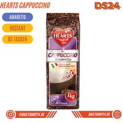 HEARTS Cappuccino - 1 Stück / Cappuccino Amaretto