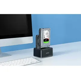 ORICO for 2.5" / ́/3.5 HDD / SSD, 5Gbps, USB-A to USB-B with cloning function Black