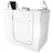 AcquaVapore Sitzwanne Badewanne mit Tür 68 x 110 cm (S08WP-A-L)