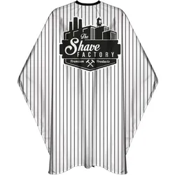 The Shave Factory Premium Stripes Barber Cape