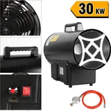 Jayseuw Gasheizgebläse Heizlüfter 30KW - Bauheizer Heizstrahler Heizgeraet Heizgebläse - Schwarz