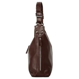 Samantha look Henkeltasche Leder Brown