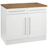 kochstation Unterschrank »KS-Samos«, 100 cm breit weiß
