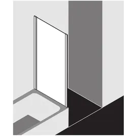 Kermi Ibiza 2000 TWO Seitenwand 75 x 160 cm I2TWO075161AK