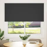vidaXL Verdunkelungsrollo 155 x 130 cm Schwarz