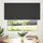 vidaXL Verdunkelungsrollo 155 x 130 cm Schwarz