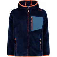 CMP - Kid Jacket Fix Hood, B. Blue-Bluestone, 176