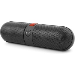 Esperanza EP118KR Tragbarer Lautsprecher (10 m, Batteriebetrieb), Bluetooth Lautsprecher, Rot, Schwarz