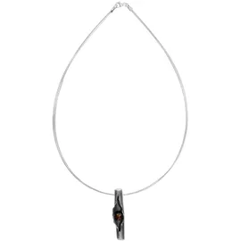 Ostsee-Schmuck Halsreif Gleiter-Hedi-Sarah Vicenca Silber/ Bernstein