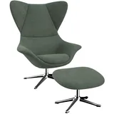 flexlux Ohrensessel »Stilo Relaxsessel, TV-Sessel, OTTOs Choice«, Solitär, Stil-Ikone, drehbar, Fuß Aluminium