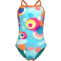 Arena Leisure Badeanzug Blau/Orange 116