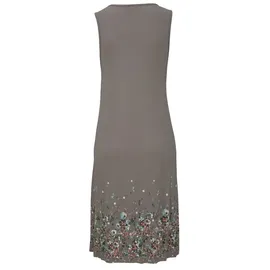 Beachtime Strandkleid Braun Blumenprint 46